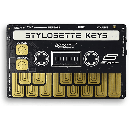 Stylophone Stylosette Touch Keyboard and Cassette Pocket Synthesizer