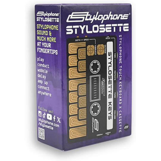 Stylophone Stylosette Touch Keyboard and Cassette Pocket Synthesizer