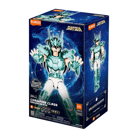 Blokees Figures | Saint Seiya | Champion Class | 09 Dragon Shiryu