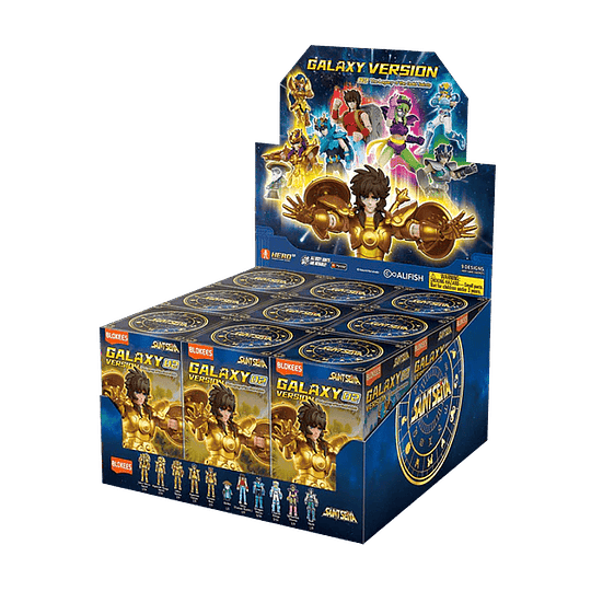 Blokees Figures | Saint Seiya | Galaxy Version 02 | The Legacy of the Gold Saints | Caja 9 Figuras Al Azar