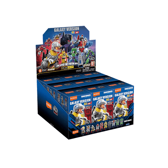 Blokees Figures | Transformers Galaxy Version 02 SOS | Caja 9 Figuras Al Azar