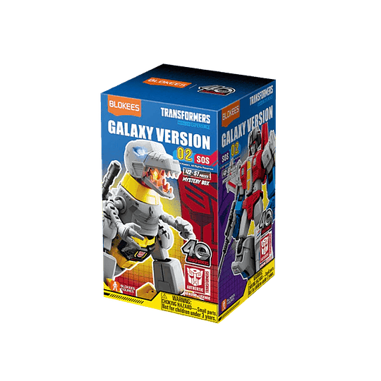 Blokees Figures | Transformers Galaxy Version 02 SOS | Caja 9 Figuras Al Azar
