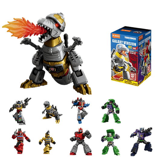 Blokees Figures | Transformers Galaxy Version 02 SOS | Caja 9 Figuras Al Azar