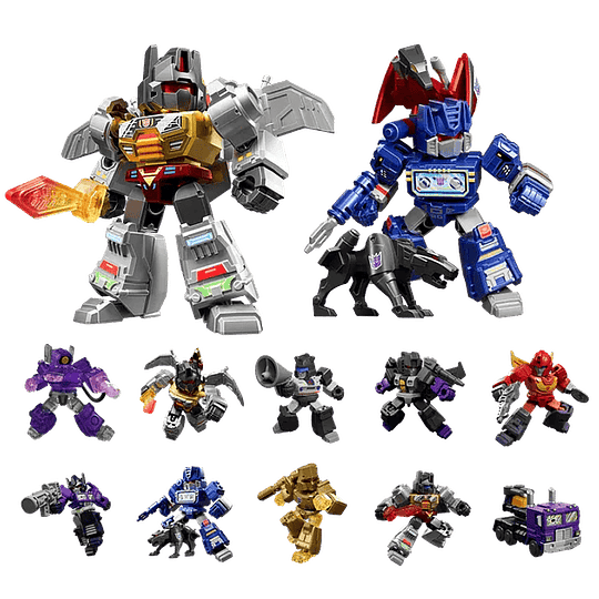 Blokees Figures | Transformers Defender Version 03 Heavy Metal War | Caja 12 Figuras Al Azar
