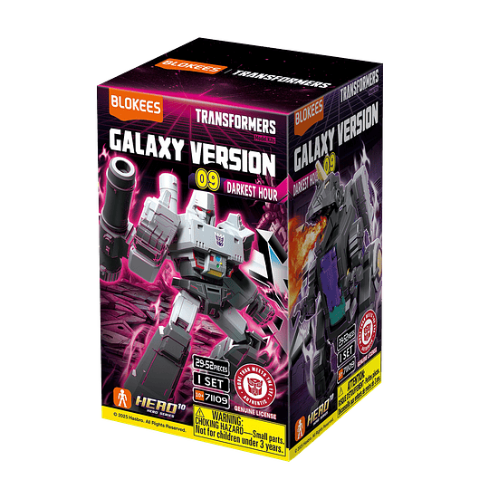 Blokees Figures | Transformers Galaxy Version 09 Darkest Hour | Figuras Al Azar