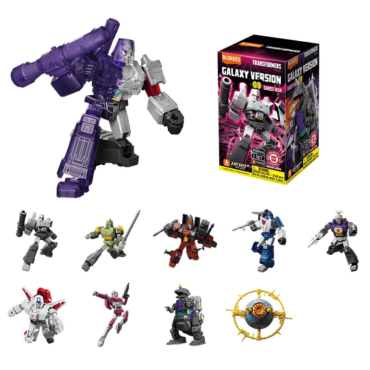 Blokees Figures | Transformers Galaxy Version 09 Darkest Hour | Figuras Al Azar