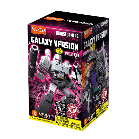 Blokees Figures | Transformers Galaxy Version 09 Darkest Hour | Caja 9 figuras al azar