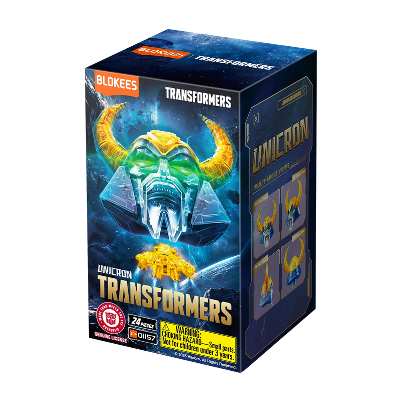 Blokees Figures | Transformers Galaxy Version Unicron | Transparent Version