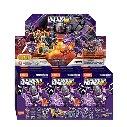 Blokees Figures | Transformers Defender Version 06 Brutal Fang | Caja 12 Figuras Al azar