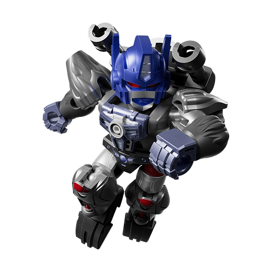 Blokees Figures | Transformers Defender Version 06 Brutal Fang | Caja 12 Figuras Al azar