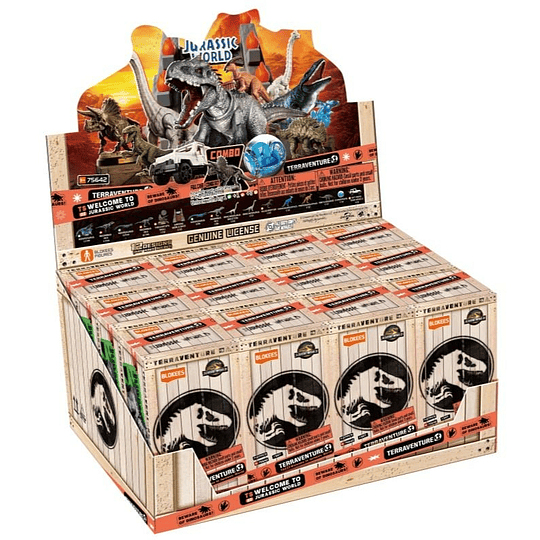 Blokees Figures | Jurassic World Terraventure TS 02 | Welcome to Jurassic World | Figura Al Azar