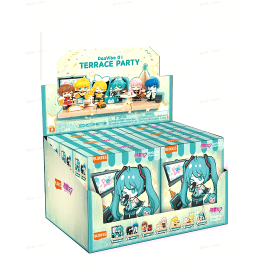Blokees Figures | Hatsune Miku  | DaaVibe 01 Terrace Party | Figura Al Azar