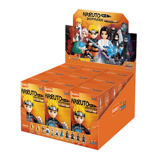 Blokees Figures | Naruto Shippuden | Galaxy Version 01 Ultimate Bond | Figura Al Azar