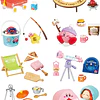 Figuras Kirby - Kirby Starry Sky Camp -  al Azar