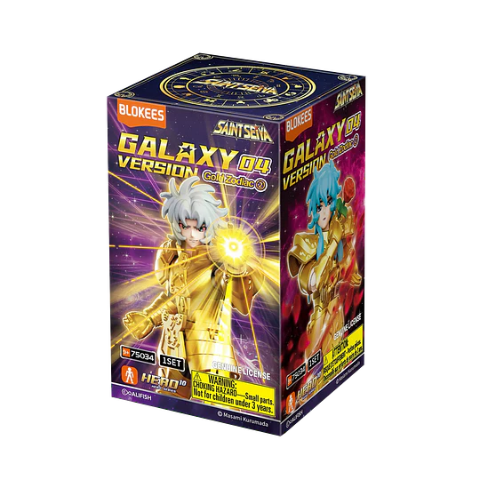 Blokees Figures | Saint Seiya | Galaxy Version 04 |Gold Zodiac ② | Figura Al Azar