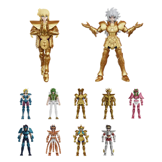 Blokees Figures | Saint Seiya | Galaxy Version 04 |Gold Zodiac ② | Caja 9 figuras al Azar