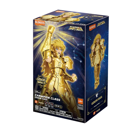 Blokees Figures | Saint Seiya | Champion Class | 13 Gemini Saga