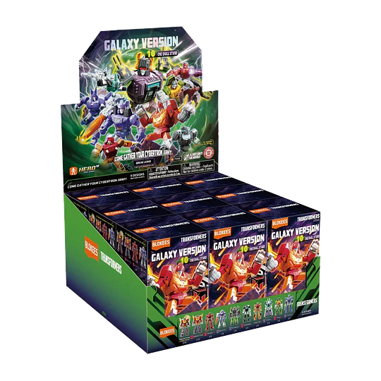 Blokees Figures | Transformers Galaxy Version 10 | One Shall Stand | Caja 9 Figuras Al Azar