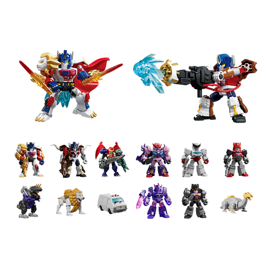 Blokees Figures | Transformers Defender Version 07 Power of the Beast | Figura Al azar