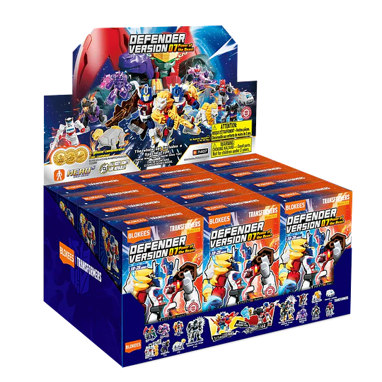 Blokees Figures | Transformers Defender Version 07 Power of the Beast | Caja 12 Figuras Al azar