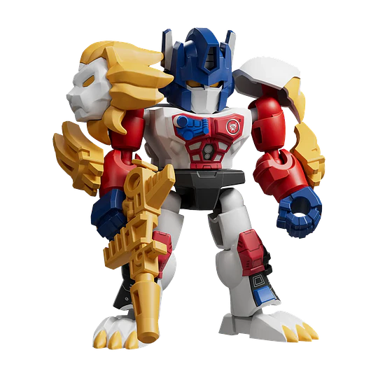 Blokees Figures | Transformers Defender Version 07 Power of the Beast | Caja 12 Figuras Al azar