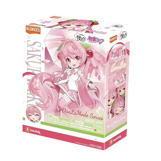 Blokees Figures | Hatsune Miku | DaaLaMode Series | Sakura Miku