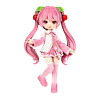 Blokees Figures | Hatsune Miku | DaaLaMode Series | Sakura Miku