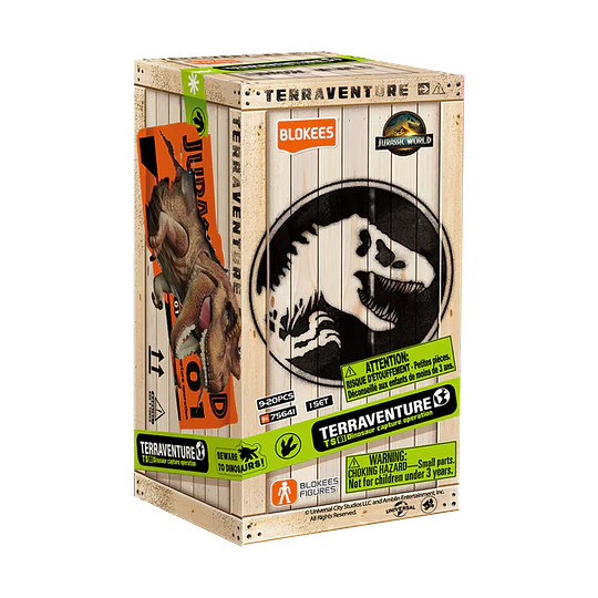 Blokees Figures | Jurassic World Terraventure TS 01 Dinosaur Capture Operation | Caja Figuras Al Azar