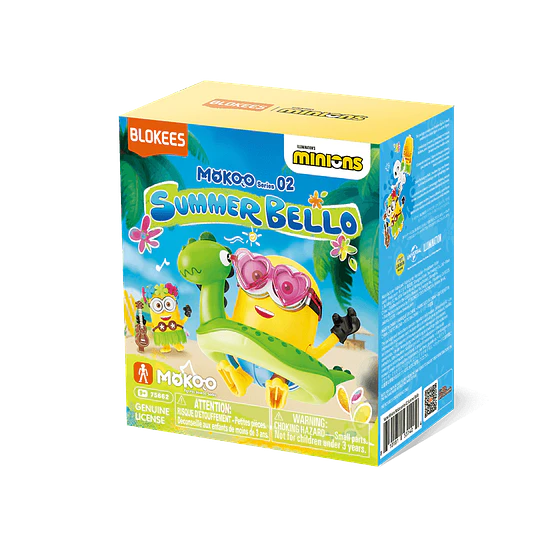Blokees Figures | Minions Serie Mokoo | 02 Summer Bello | Al Azar