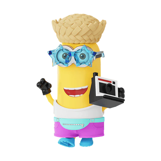 Blokees Figures | Minions Serie Mokoo | 02 Summer Bello | Set 6 figuras al Azar