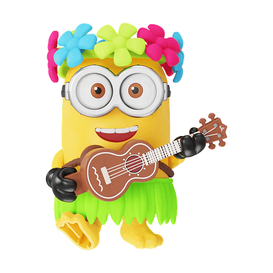 Blokees Figures | Minions Serie Mokoo | 02 Summer Bello | Set 6 figuras al Azar