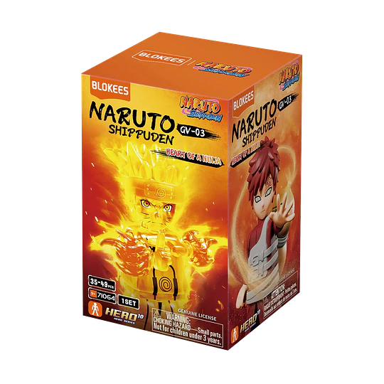Blokees Figures | Naruto Shippuden | Galaxy Version 03 Heart of a Ninja | Figura Al Azar