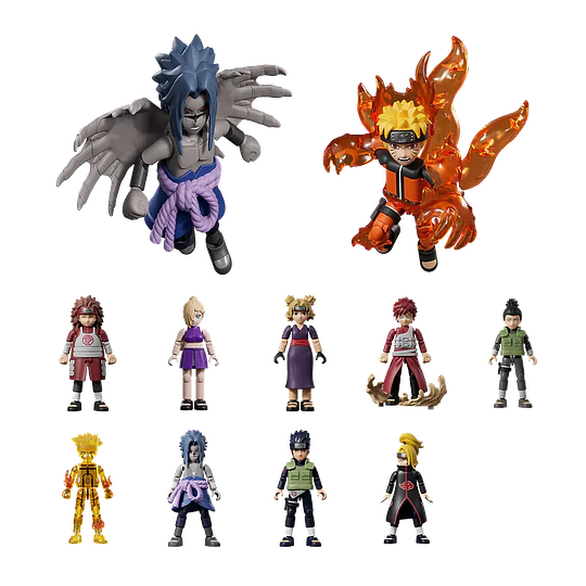 Blokees Figures | Naruto Shippuden | Galaxy Version 03 Heart of a Ninja | Caja 9 Figura Al Azar