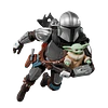 Blokees Figures | Star Wars | Champion Class | CC05 | Din Djarin & Grogu