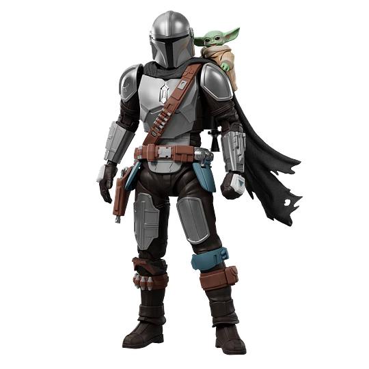 Blokees Figures | Star Wars | Champion Class | CC05 | Din Djarin & Grogu