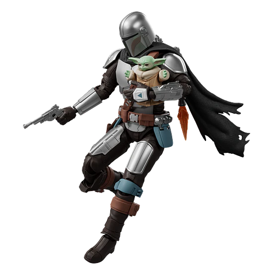 Blokees Figures | Star Wars | Champion Class | CC05 | Din Djarin & Grogu
