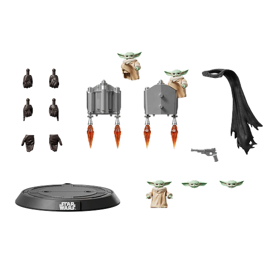 Blokees Figures | Star Wars | Champion Class | CC05 | Din Djarin & Grogu