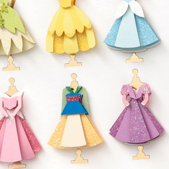 Hallmark I Disney Princess Dresses Blank Card