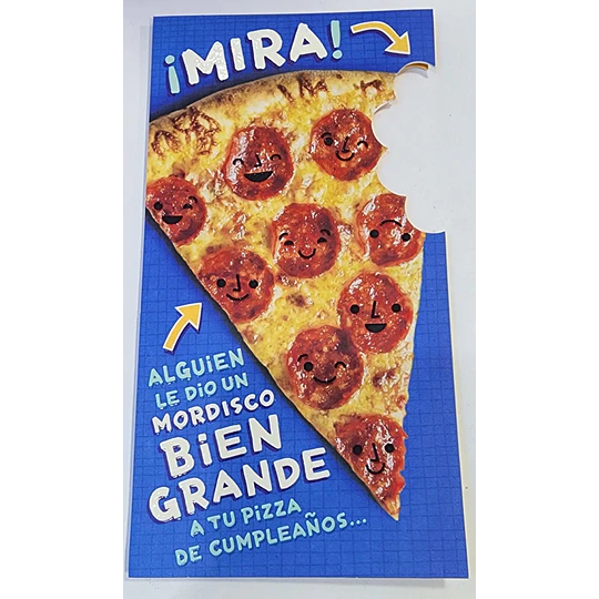 Hallmark I Carta Español | Pizza