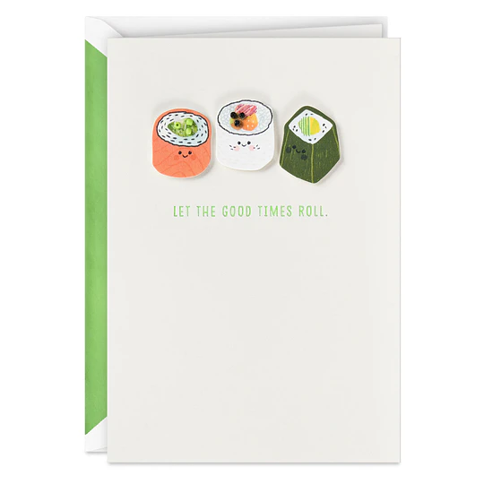 Hallmark I Let the Good Times Roll Birthday Card