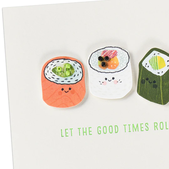 Hallmark I Let the Good Times Roll Birthday Card