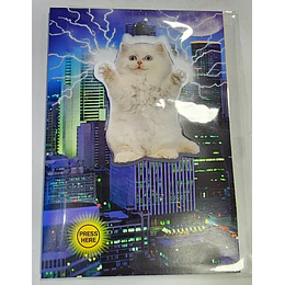 Hallmark I Funny City Cat I Lights & Sounds Birthday Card