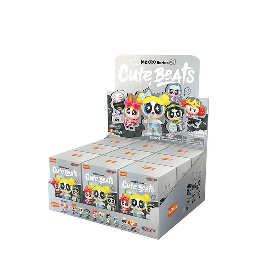 Blokees Figures | The Powerpuff Girls | Mokoo 01 Cute Beats | Caja 9 Figura Al Azar