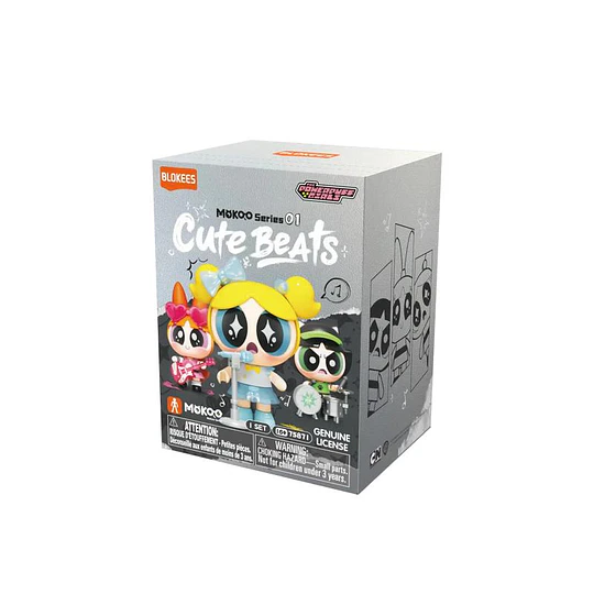 Blokees Figures | The Powerpuff Girls | Mokoo 01 Cute Beats | Caja 9 Figura Al Azar