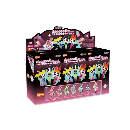 Blokees Figures | The Powerpuff Girls | Art Series | 01 Lens Lumen Tales | Caja 6 Figuras Al Azar