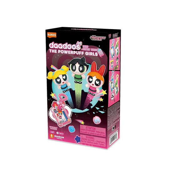 Blokees Figures | The Powerpuff Girls | Art Series | 01 Lens Lumen Tales | Caja 6 Figuras Al Azar
