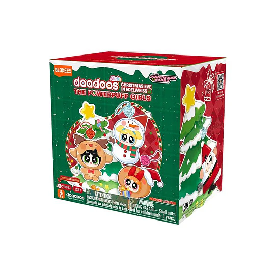 Blokees Figures | The Powerpuff Girls | daadoos Mate Series | 01 Christmas Eve in Edelweiss | Caja 6 Figuras Al Azar