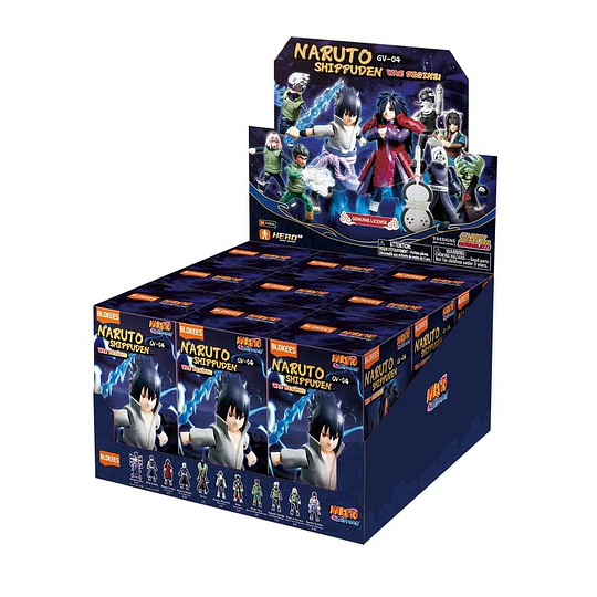 Blokees Figures | Naruto Shippuden | Galaxy Version 04 War Begins | Caja 9 Figuras Al Azar