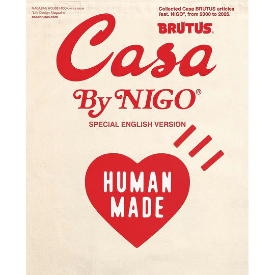 Casa BRUTUS | By NIGO | Human Made |  English Extra Special Edition
