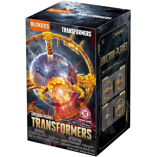Blokees Figures | Transformers Galaxy | Unicron Planet  | Transparent - Special Edition
